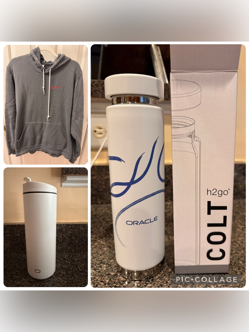 Oracle bundle (water bottle, travel mug, sweatshirt)